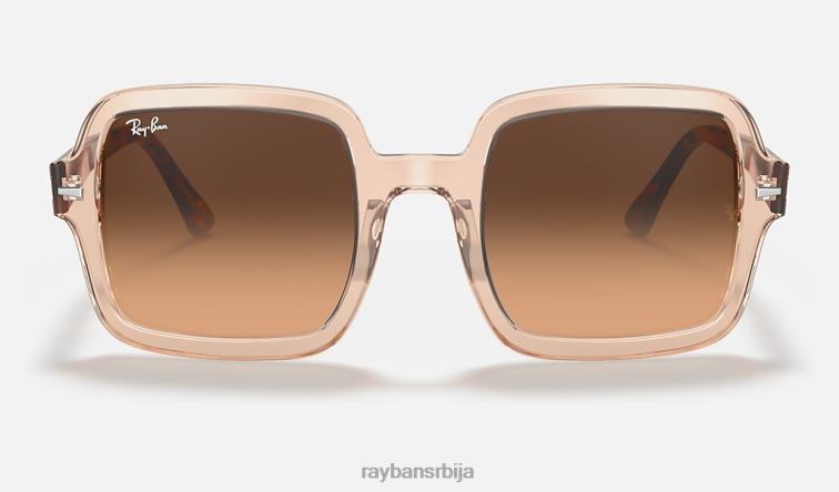 Ray-Ban рб2188 P0HP1578 наочаре за сунце полирани провидни браон/браон Жене