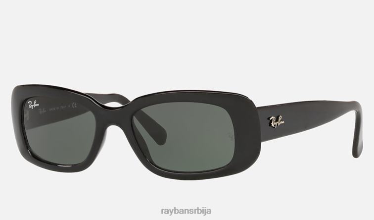 Ray-Ban рб4122 P0HP1568 наочаре за сунце полирана црно/зелена Жене