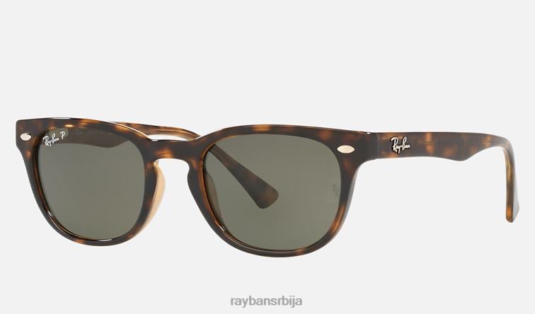 Ray-Ban рб4140 P0HP1571 наочаре за сунце полирана светло хавана/зелена Жене