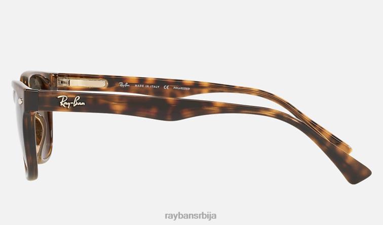 Ray-Ban рб4140 P0HP1571 наочаре за сунце полирана светло хавана/зелена Жене