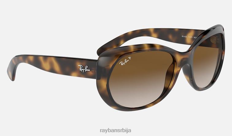 Ray-Ban рб4325 P0HP1574 наочаре за сунце полирано светло хавана/браон Жене