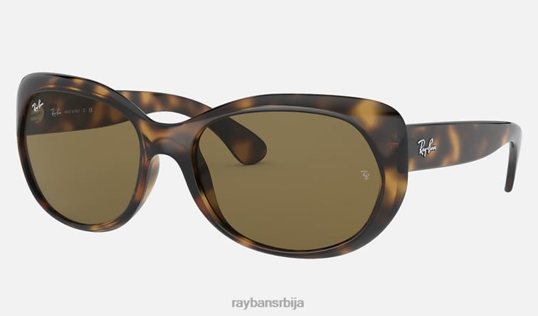 Ray-Ban рб4325 P0HP1575 наочаре за сунце углачан светло хавана/тамно браон Жене