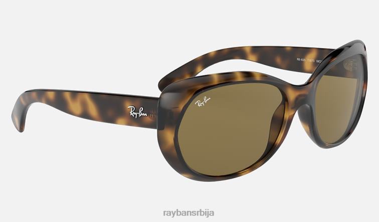 Ray-Ban рб4325 P0HP1575 наочаре за сунце углачан светло хавана/тамно браон Жене