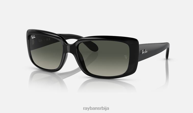 Ray-Ban рб4389 P0HP1583 наочаре за сунце полирана црно/сива Жене