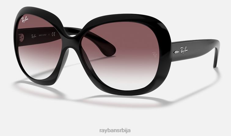 Ray-Ban јацкие охх ии ограничено издање P0HP1570 наочаре за сунце полирана црна/роза Жене