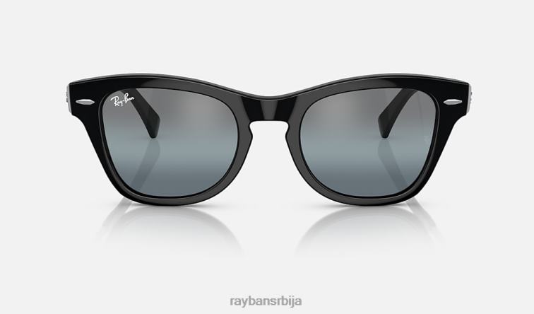 Ray-Ban рб0707см P0HP1496 наочаре за сунце полирана црно/плава берба мушкарци