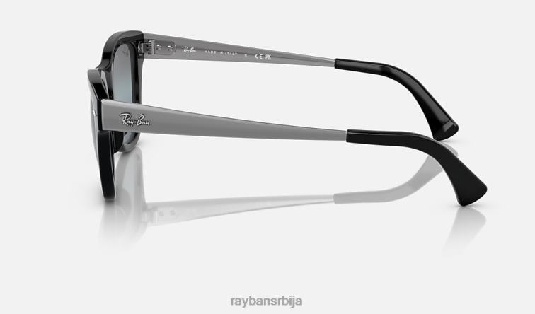 Ray-Ban рб0707см P0HP1496 наочаре за сунце полирана црно/плава берба мушкарци