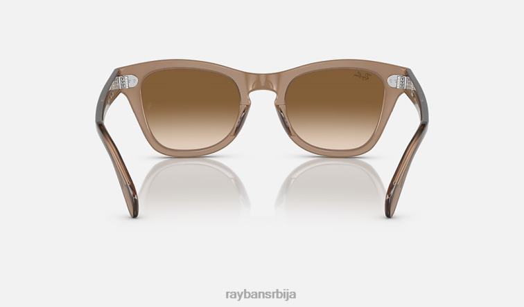 Ray-Ban рб0707с P0HP407 наочаре за сунце полирани провидни светло браон/браон мушкарци