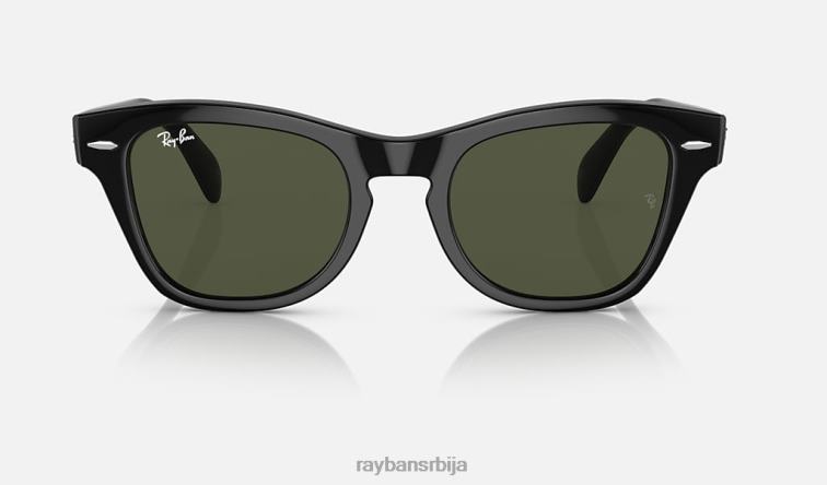 Ray-Ban рб0707с P0HP409 наочаре за сунце полирана црно/зелена мушкарци
