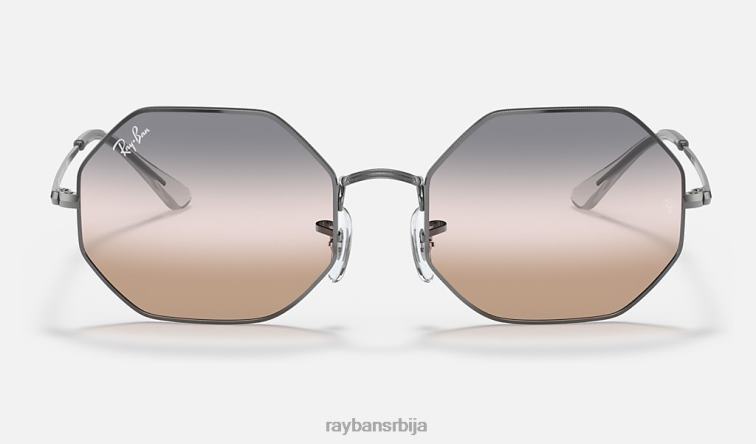 Ray-Ban оцтагон 1972 би-градиент P0HP1118 наочаре за сунце углачан гунметал/розе/сива мушкарци