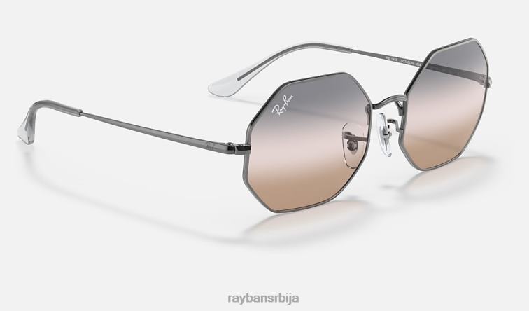 Ray-Ban оцтагон 1972 би-градиент P0HP1118 наочаре за сунце углачан гунметал/розе/сива мушкарци