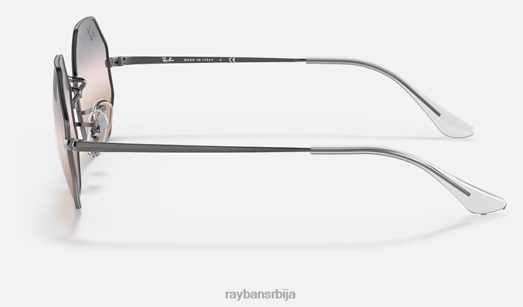 Ray-Ban оцтагон 1972 би-градиент P0HP1118 наочаре за сунце углачан гунметал/розе/сива мушкарци