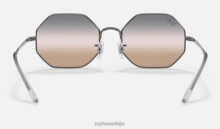 Ray-Ban оцтагон 1972 би-градиент P0HP1118 наочаре за сунце углачан гунметал/розе/сива мушкарци