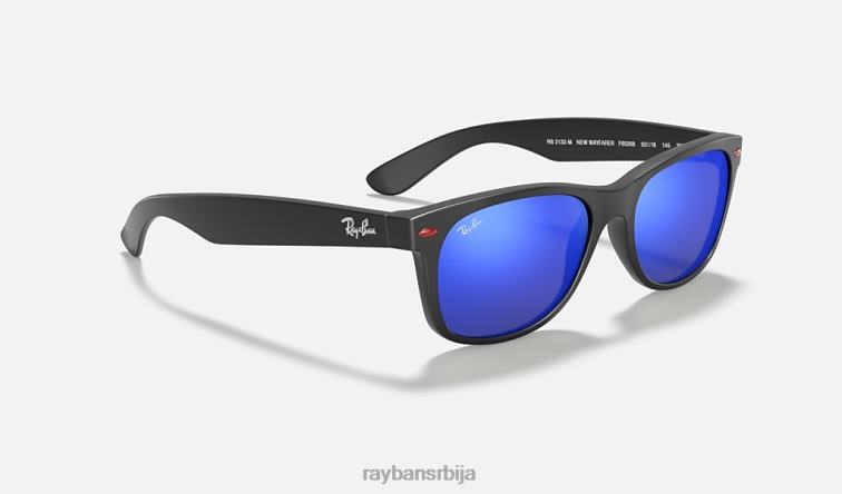 Ray-Ban рб2132м сцудериа феррари колекција P0HP1000 наочаре за сунце мат црна/плава мушкарци