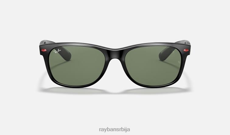 Ray-Ban рб2132м сцудериа феррари колекција P0HP1001 наочаре за сунце полирана црно/зелена мушкарци
