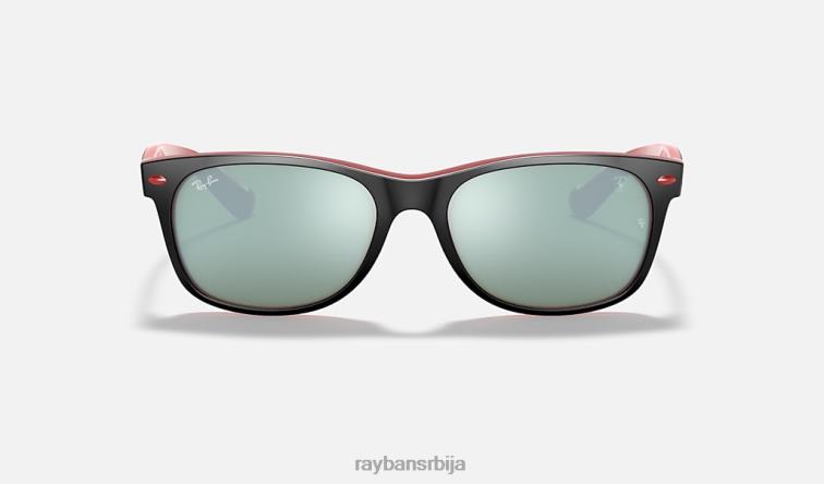 Ray-Ban рб2132м сцудериа феррари колекција P0HP1002 наочаре за сунце мат црна/сребрна мушкарци
