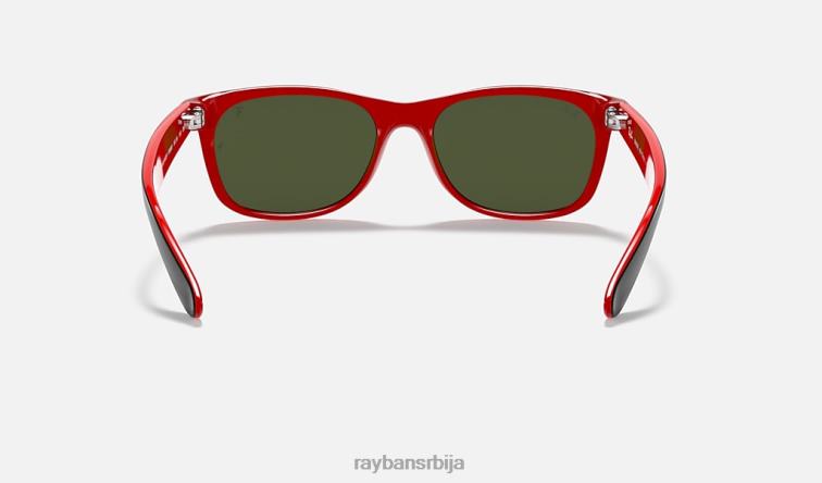 Ray-Ban рб2132м сцудериа феррари колекција P0HP1002 наочаре за сунце мат црна/сребрна мушкарци