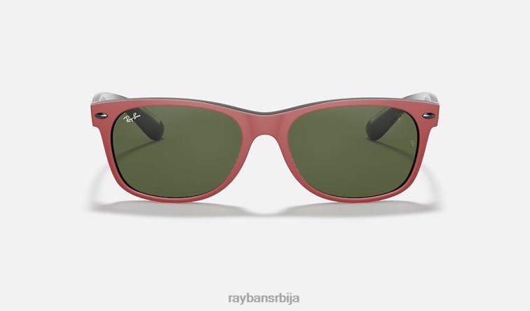 Ray-Ban рб2132м сцудериа феррари колекција P0HP999 наочаре за сунце мат црвена/зелена мушкарци
