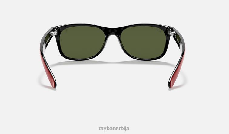 Ray-Ban рб2132м сцудериа феррари колекција P0HP999 наочаре за сунце мат црвена/зелена мушкарци