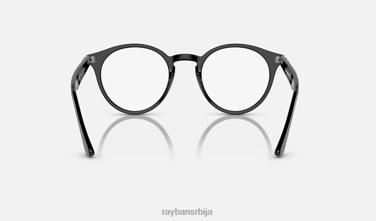 Ray-Ban рб2180 транзиције P0HP589 наочаре за сунце полирана црна/провидна/плава мушкарци