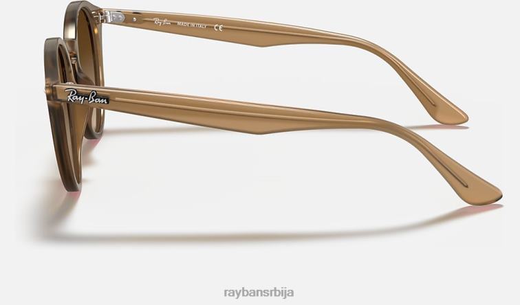 Ray-Ban рб2180 P0HP76 наочаре за сунце полирани светло браон/браон мушкарци