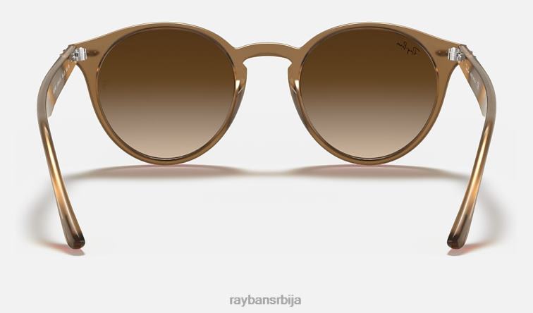 Ray-Ban рб2180 P0HP76 наочаре за сунце полирани светло браон/браон мушкарци