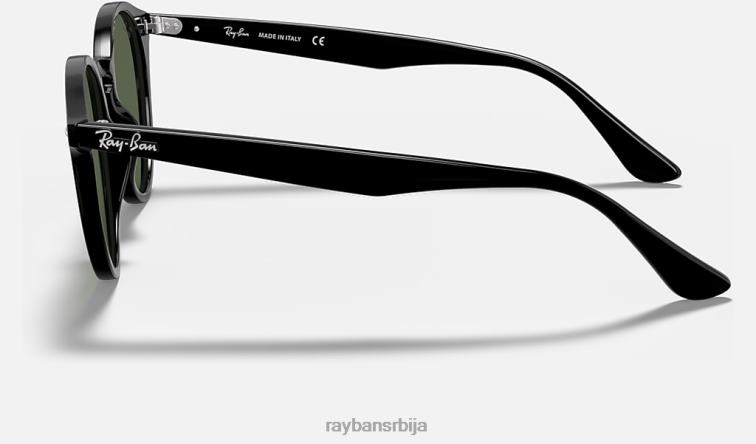 Ray-Ban рб2180 P0HP77 наочаре за сунце полирана црна/тамно зелена мушкарци
