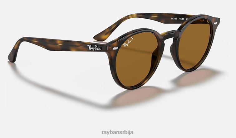 Ray-Ban рб2180 P0HP79 наочаре за сунце полирано светло хавана/браон мушкарци