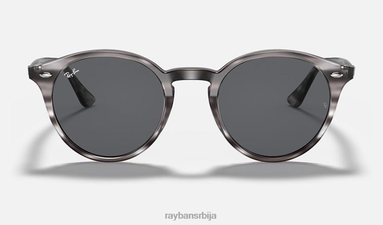 Ray-Ban рб2180 P0HP83 наочаре за сунце углачана пругаста сива хавана/сива мушкарци