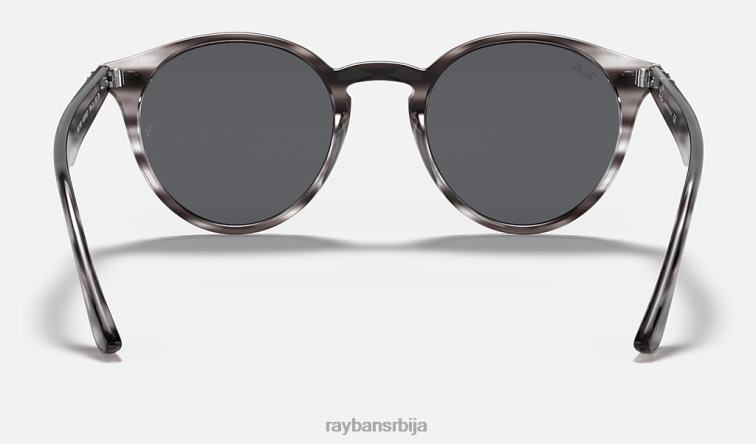 Ray-Ban рб2180 P0HP83 наочаре за сунце углачана пругаста сива хавана/сива мушкарци