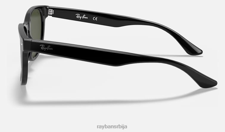 Ray-Ban рб2184 P0HP417 наочаре за сунце полирана црно/зелена мушкарци