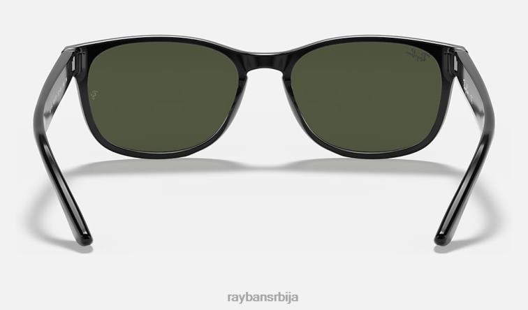 Ray-Ban рб2184 P0HP417 наочаре за сунце полирана црно/зелена мушкарци