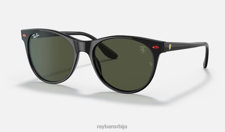 Ray-Ban рб2202м сцудериа феррари колекција P0HP1352 наочаре за сунце полирана црно/зелена мушкарци