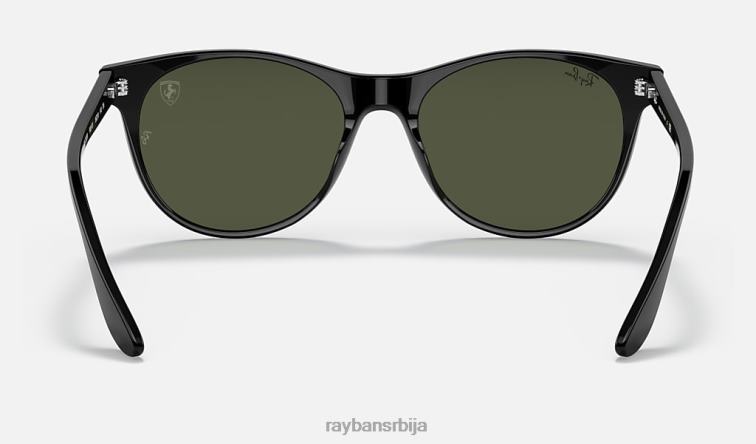 Ray-Ban рб2202м сцудериа феррари колекција P0HP1352 наочаре за сунце полирана црно/зелена мушкарци