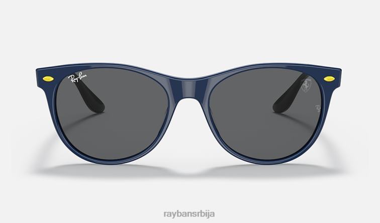 Ray-Ban рб2202м сцудериа феррари колекција P0HP1353 наочаре за сунце полирана плава/тамно сива мушкарци