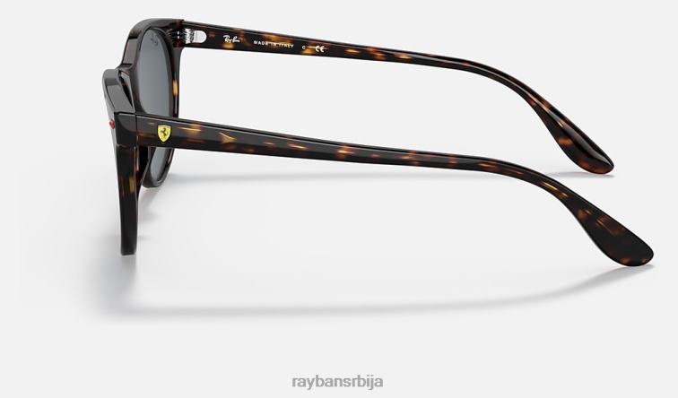 Ray-Ban рб2202м сцудериа феррари колекција P0HP1354 наочаре за сунце углачана хавана/плава/сива мушкарци