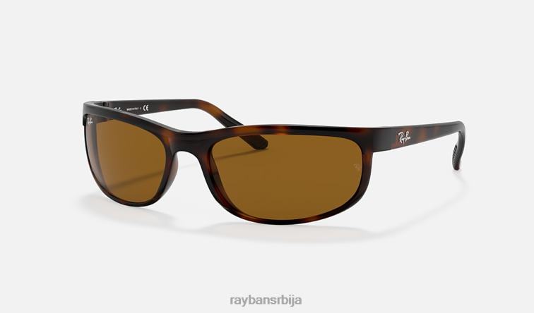 Ray-Ban предатор 2 P0HP604 наочаре за сунце полирана тамна хавана/браон мушкарци