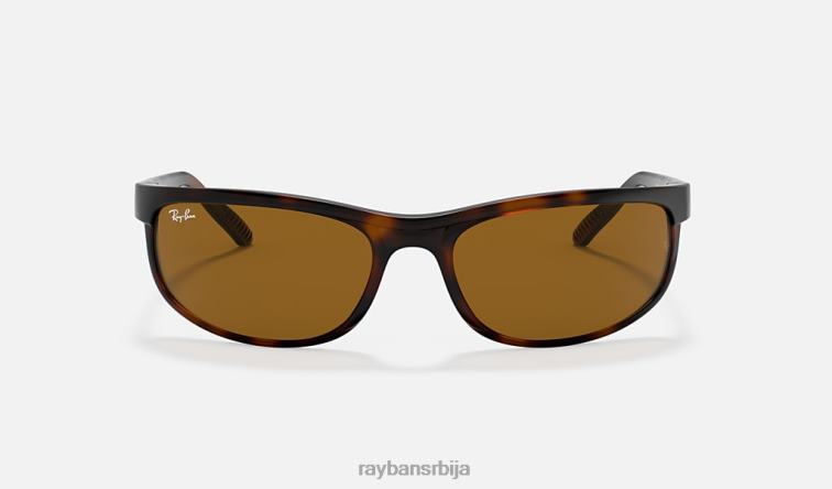 Ray-Ban предатор 2 P0HP604 наочаре за сунце полирана тамна хавана/браон мушкарци