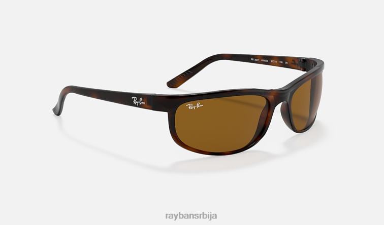 Ray-Ban предатор 2 P0HP604 наочаре за сунце полирана тамна хавана/браон мушкарци