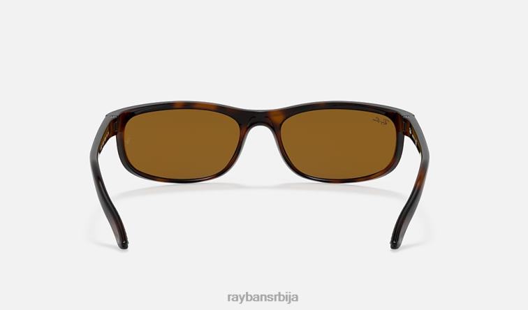 Ray-Ban предатор 2 P0HP604 наочаре за сунце полирана тамна хавана/браон мушкарци