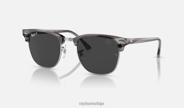 Ray-Ban рб3016 цлубмастер Диснеи Мицкеи Моусе P0HP1536 наочаре за сунце полирана сива хавана/сива мушкарци