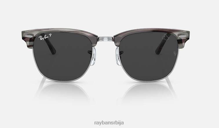 Ray-Ban рб3016 цлубмастер Диснеи Мицкеи Моусе P0HP1536 наочаре за сунце полирана сива хавана/сива мушкарци