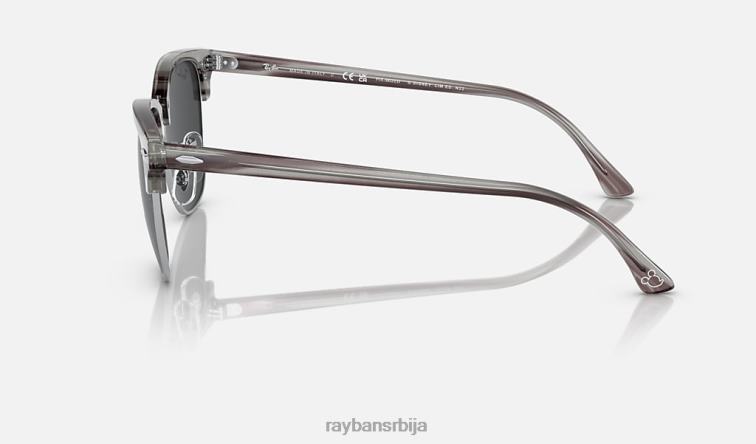 Ray-Ban рб3016 цлубмастер Диснеи Мицкеи Моусе P0HP1536 наочаре за сунце полирана сива хавана/сива мушкарци