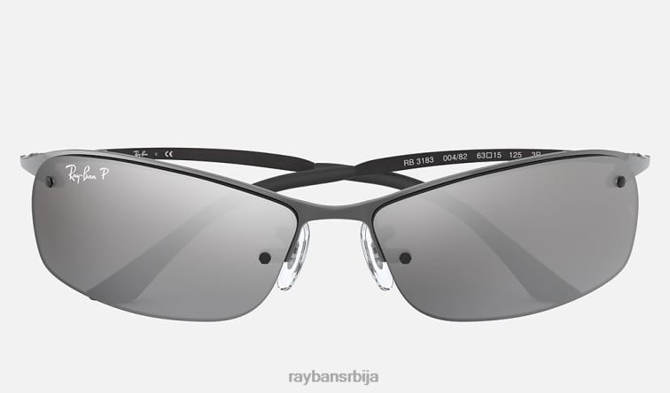 Ray-Ban рб3183 P0HP677 наочаре за сунце углачан гунметал/сребро мушкарци