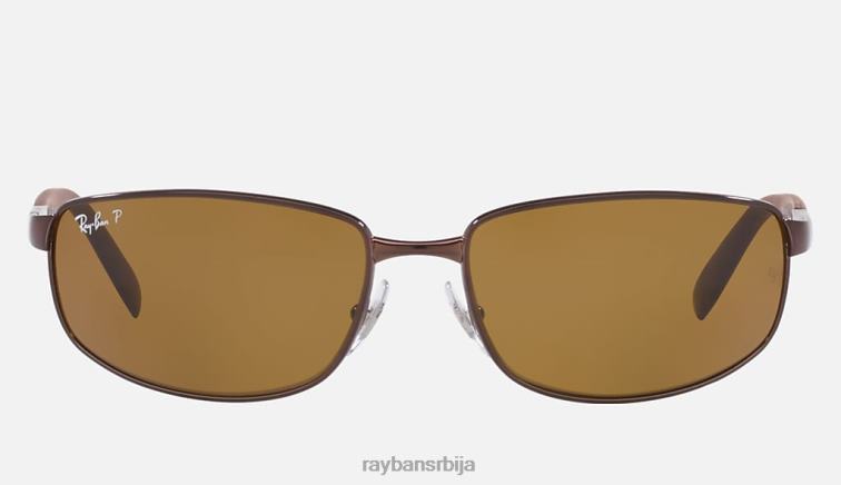 Ray-Ban рб3254 P0HP1474 наочаре за сунце полирано браон/браон мушкарци