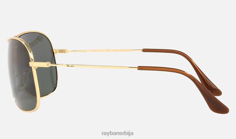 Ray-Ban рб3267 P0HP1265 наочаре за сунце полирано златно/зелено мушкарци