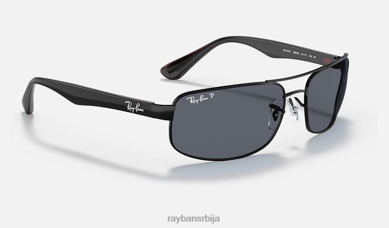 Ray-Ban рб3445 P0HP805 наочаре за сунце мат црна/сива мушкарци