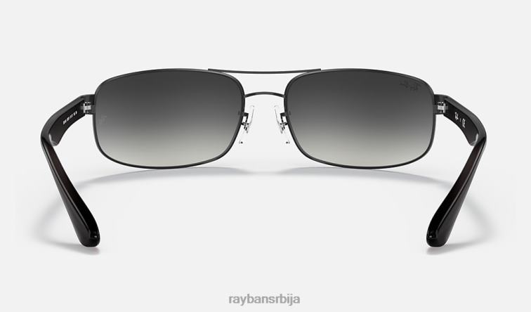 Ray-Ban рб3445 P0HP806 наочаре за сунце мат црна/сива мушкарци