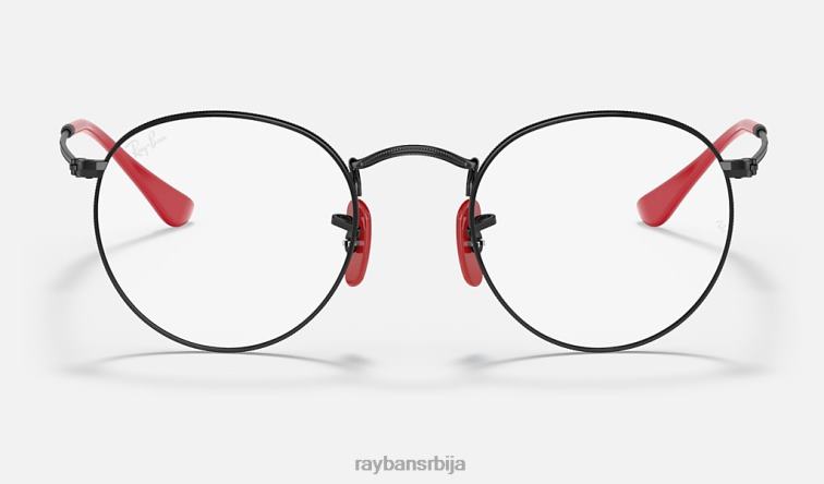 Ray-Ban рб3447вм колекција сцудериа феррари P0HP2328 наочаре за сунце углачана црна мушкарци