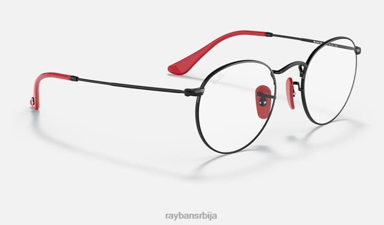 Ray-Ban рб3447вм колекција сцудериа феррари P0HP2328 наочаре за сунце углачана црна мушкарци